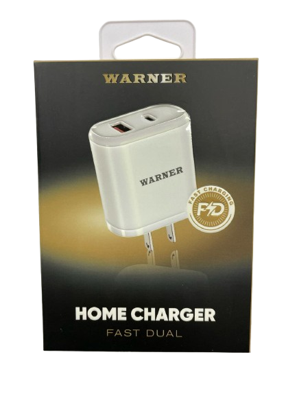 WARNER USBC HOME CHARGER - PD