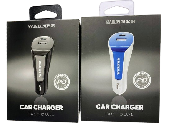 WARNER   USBC Car Charger - PD