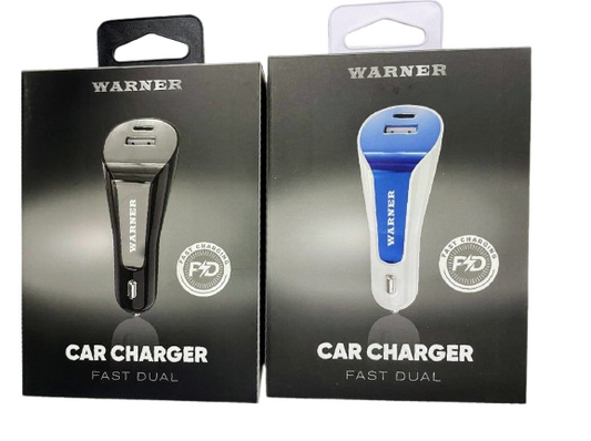 WARNER   USBC Car Charger - PD