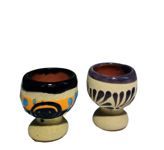 VASOS TEQUILEROS DE BARRO
