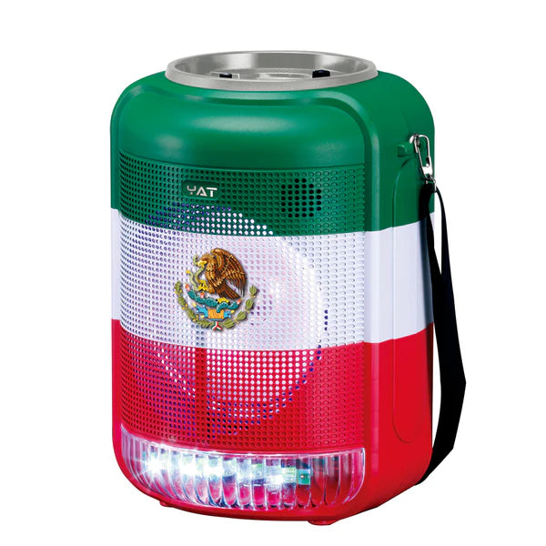 TOPTECH 8" MEXICAN FLAG SPEAKER,LED LIGHT,BLUETOOTH,USB,SD,FM, LED SCREEN,2000 WATTS
