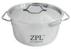 ZPL 48 Qt Stainless Steel Sauce Pot Double Bottom (1 PC/CS)