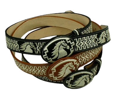 CINTURON VAQUERO DE HILO