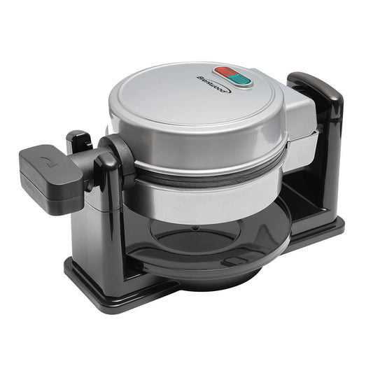Brentwood 5 Inch Non-Stick Flip Belgian Waffle Maker With Temperature Control