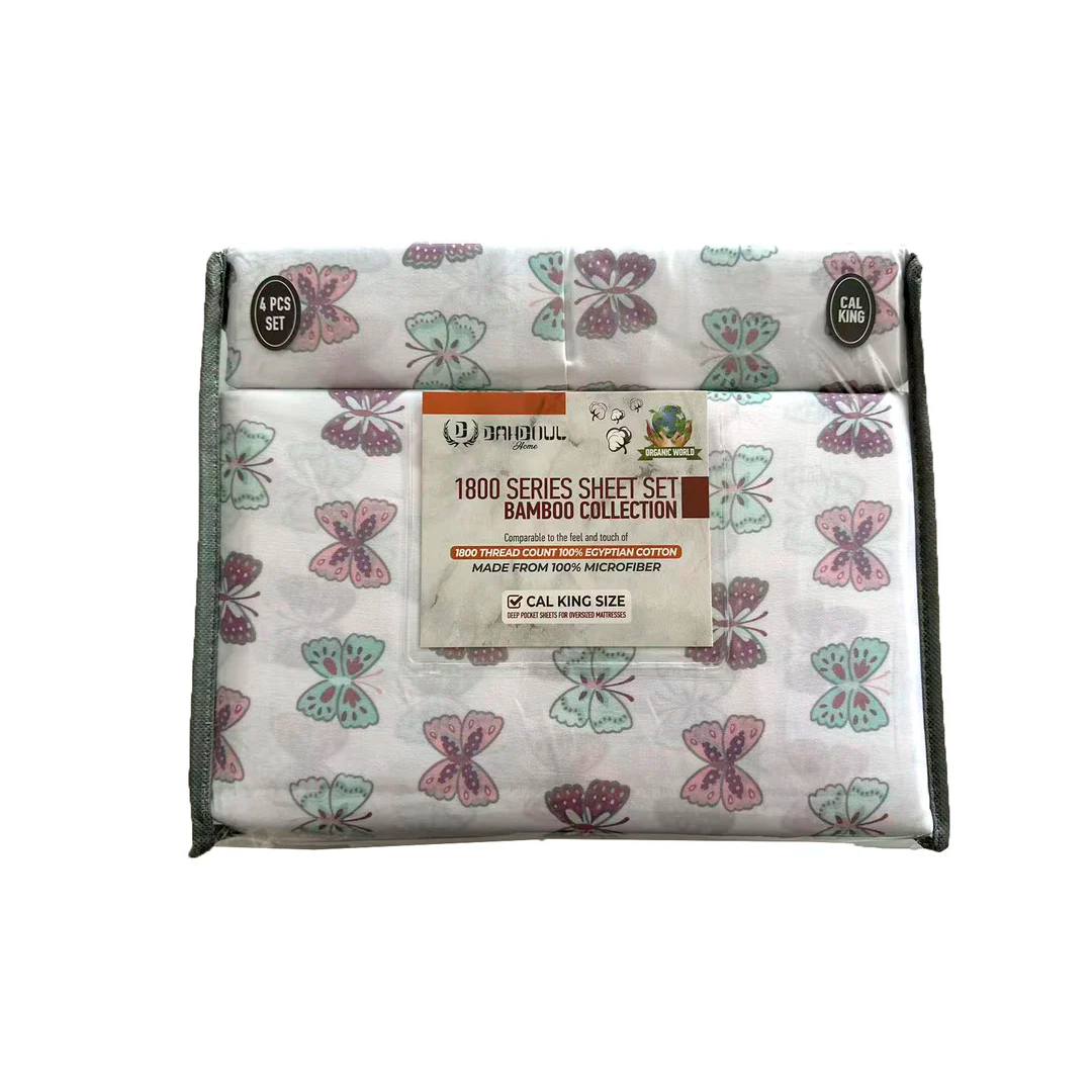 DAHDOUL KING PRINTED ASSORT BAMBOO COLLECTION BED SHEET
