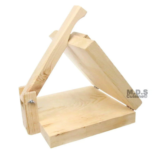 RyB 12" Square Wooden Tortilla Press