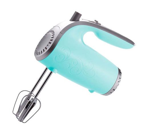 Brentwood HM-48BL Lightweight 5-Speed Electric Hand Mixer, Blue