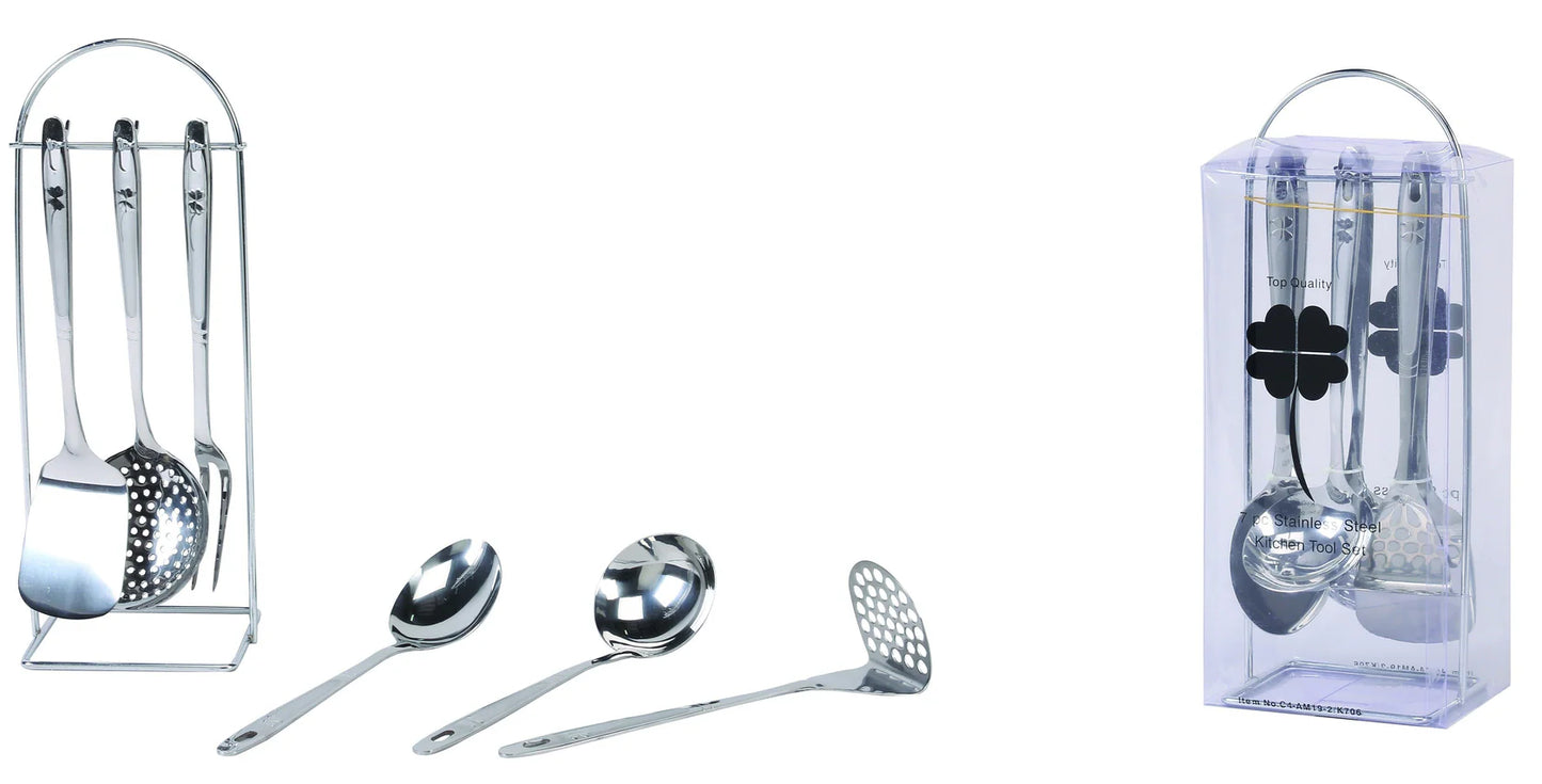 RYB 7 PC KITCHEN TOOL WITH HANGER
