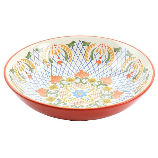 GH LG TIERRA - 10.5 IN X 2.5 IN PASTA BOWL RED