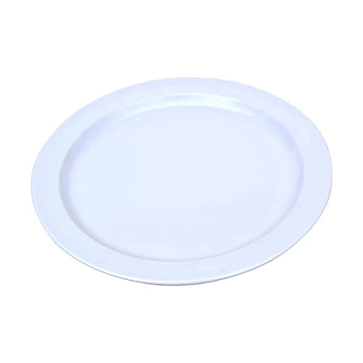 GLAD-MELAMINE ROUND PLATE 11IN  WHITE IN PDQ