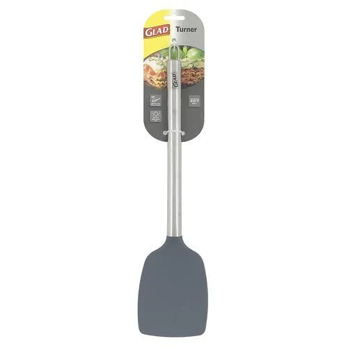 GLAD TURNER NYLON HEAD W SS HANDLE GREY W/ 6 INNER
